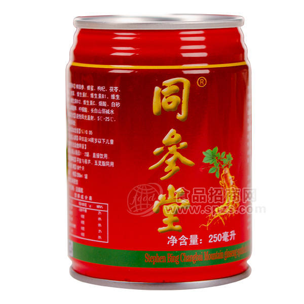 同參堂 長白山冰泉人參合成飲料   250ml