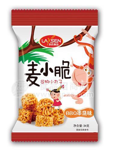 麥小脆 谷物丸子 -BBQ串燒味34g