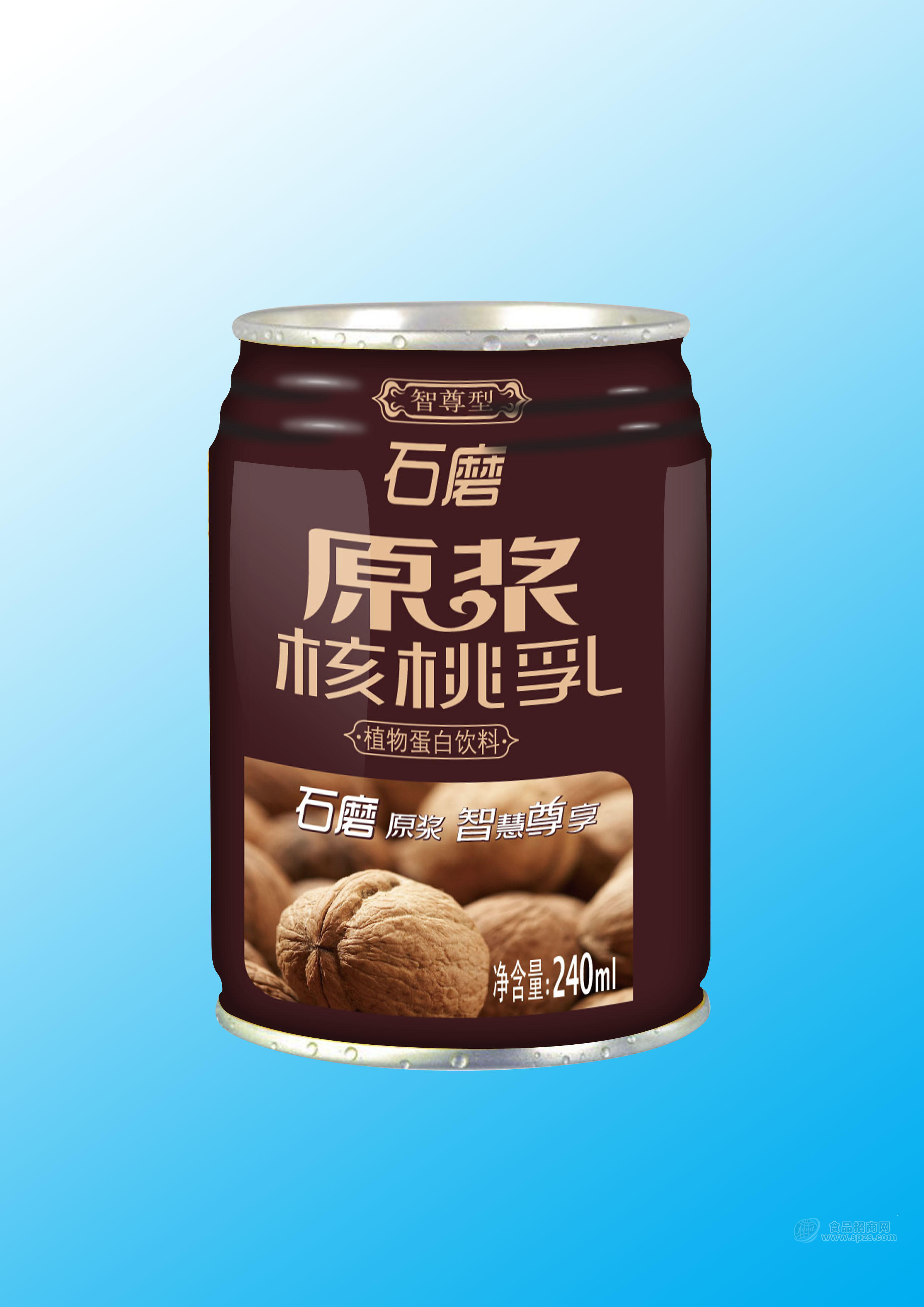 原漿核桃乳罐240ml