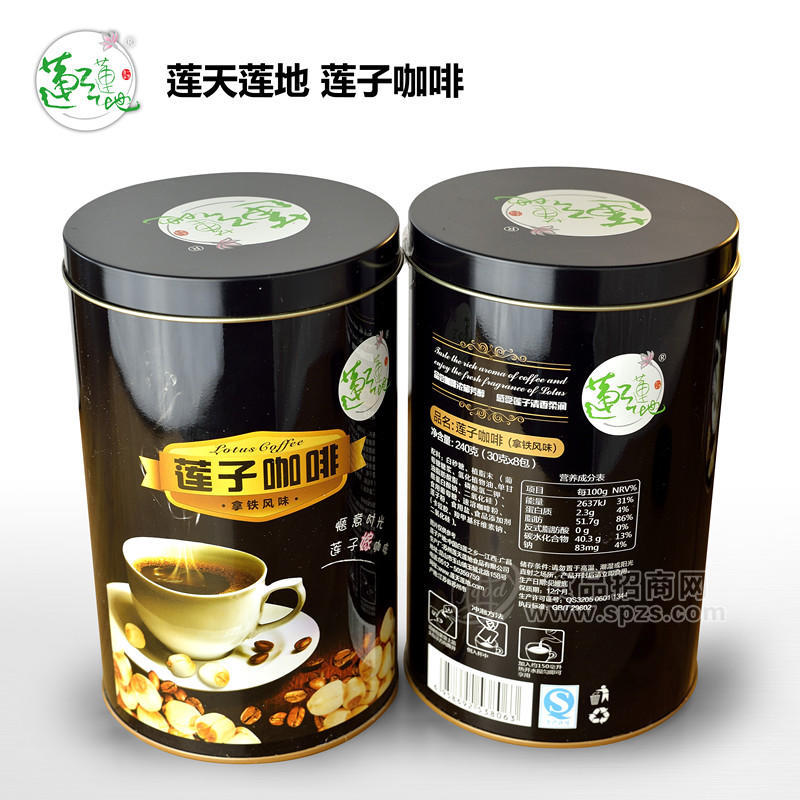 ·莲子咖啡 拿铁风味 罐装  