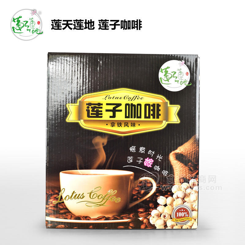 ·莲子咖啡 拿铁风味 盒装外箱 