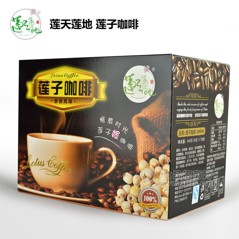 ·莲子咖啡 拿铁盒装  