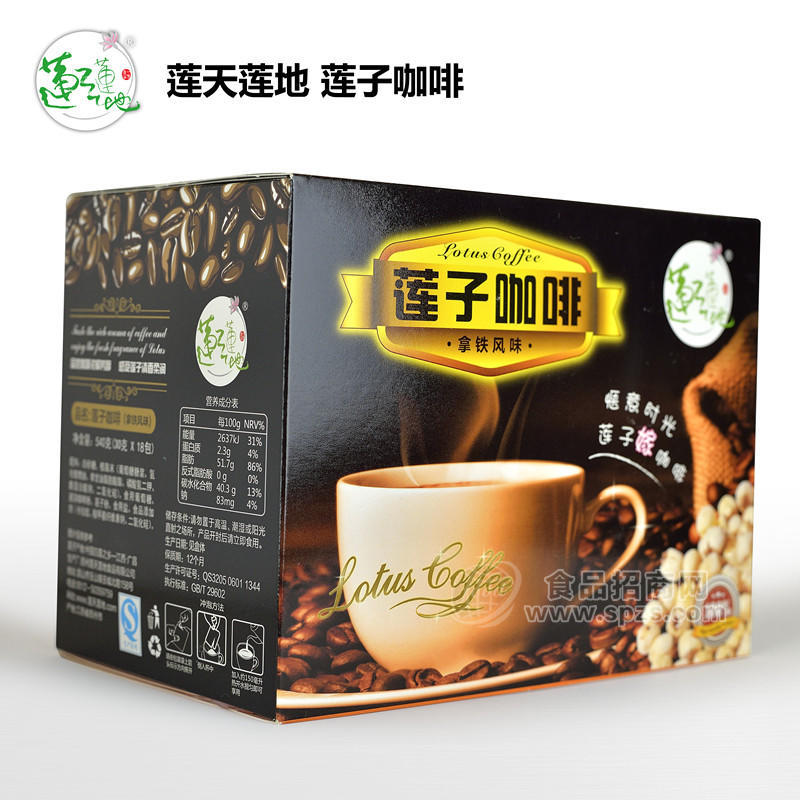 ·莲子咖啡 拿铁盒装 