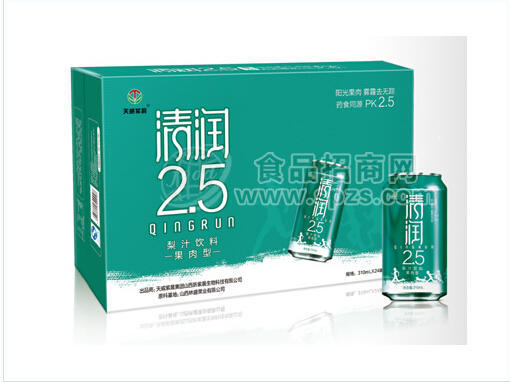 清润2.5 果肉型 梨汁饮料