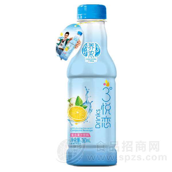 养浓 3°悦恋 复合果汁饮料 380ml
