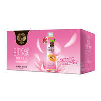 养浓 8贝果润 蜜桃木瓜汁 380mlx18瓶