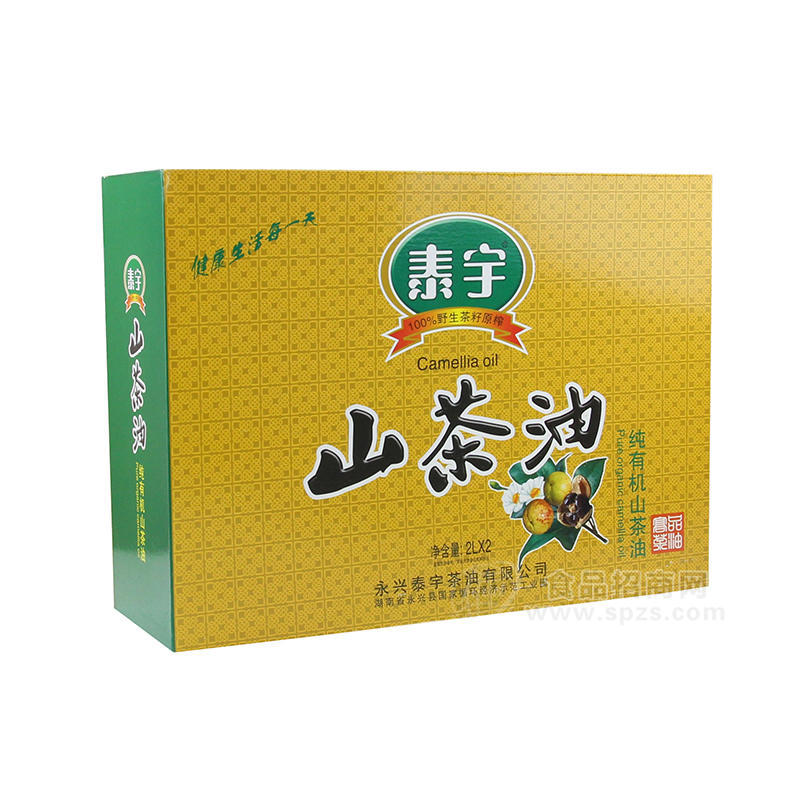 泰宇山茶油2L*2瓶彩盒