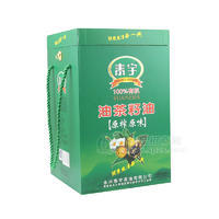 泰宇有機油茶籽油玻璃瓶禮盒500ml*4