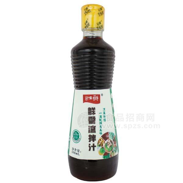 让味鲜 鲜香凉拌汁调味品500ml