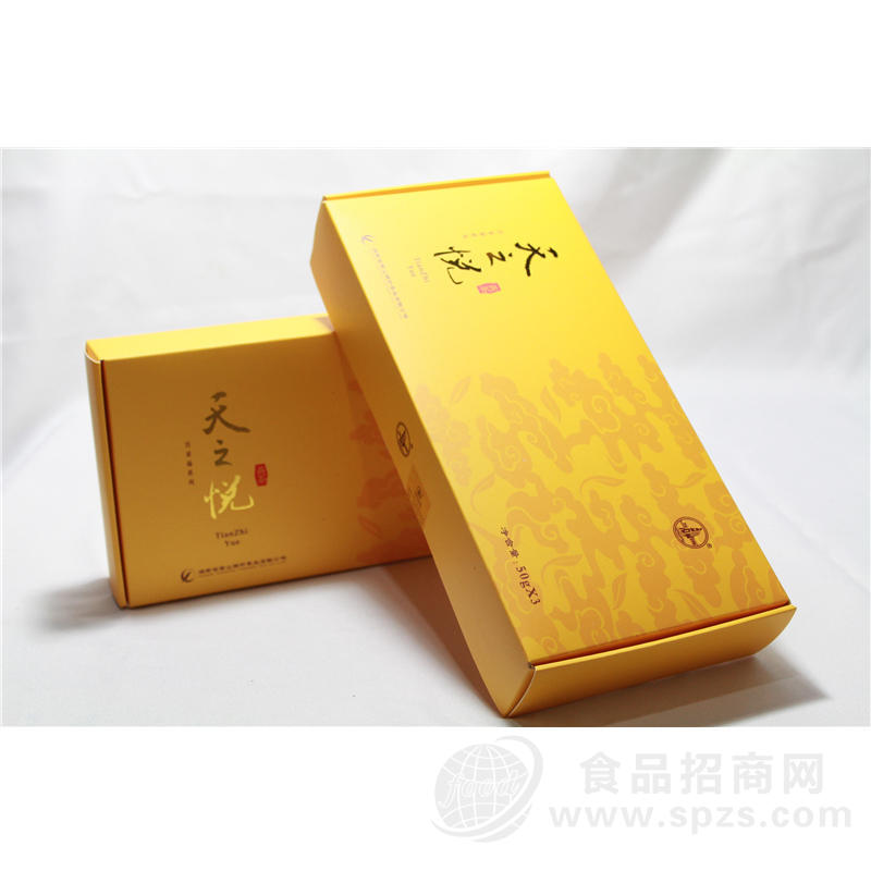 湖南特产岳阳茶叶 君山天之悦黄茶毛尖礼盒 150g