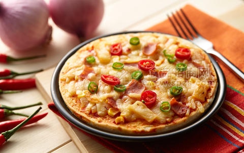 夏威夷火腿披萨