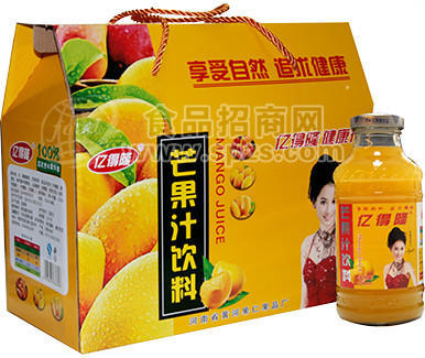 芒果汁飲料350ml×8瓶 凈含量：350ml