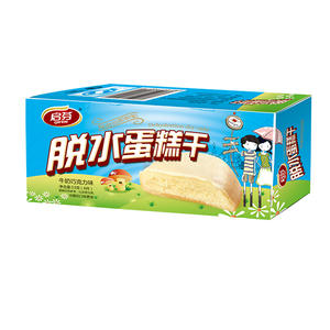 启芬  脱水蛋糕干 牛奶巧克力味 53克(6件）