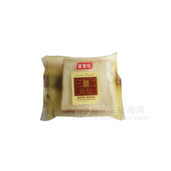 愛麥粒三加二面包糕點(diǎn)火爆招商 100g休閑食品