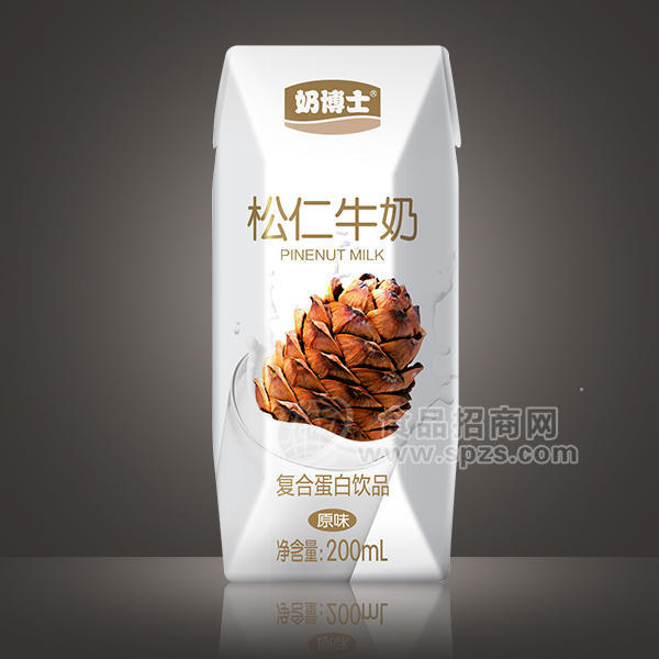 奶博士 松仁牛奶 复合蛋白饮料原味 乳饮料