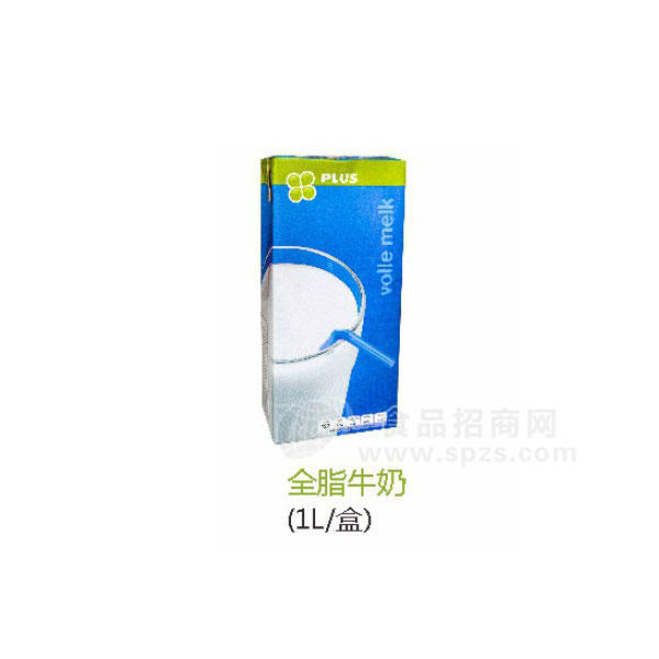 帕魯士全脂牛奶1L