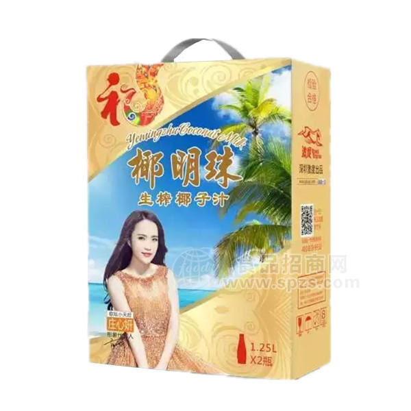 激度 椰明珠 椰子汁 植物蛋白饮料 1.5Lx2瓶