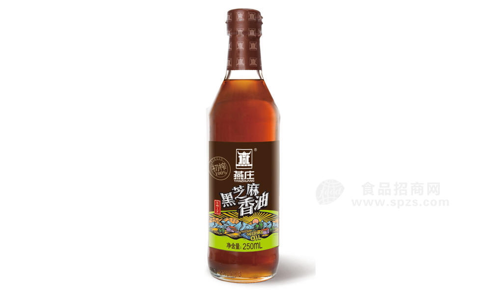 燕莊黑芝麻香油250ml