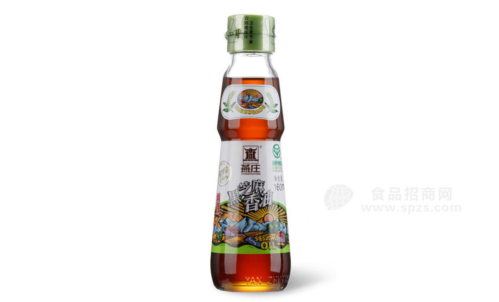 燕莊黑芝麻香油160ml