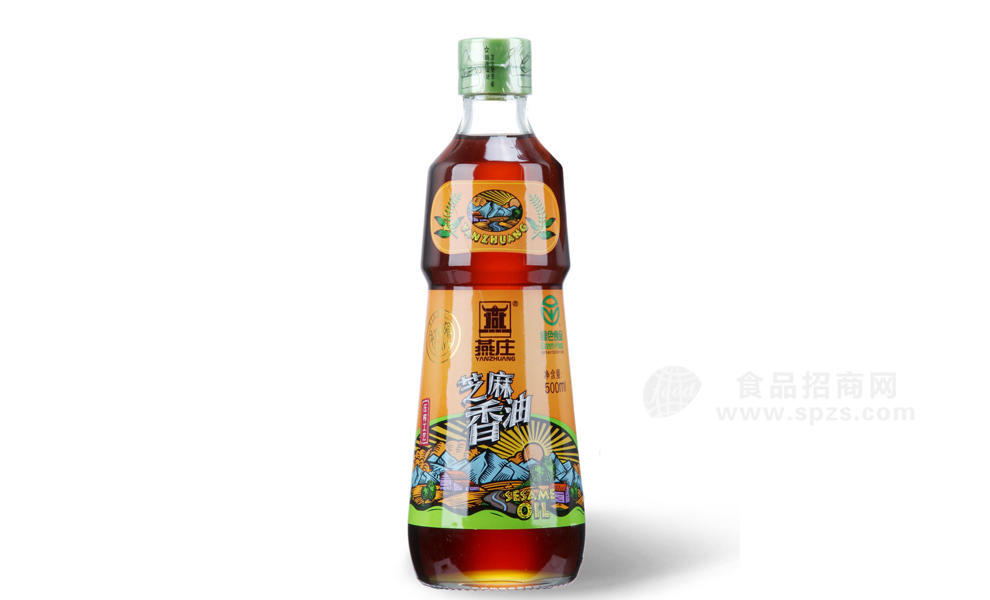 燕莊純正芝麻香油500ml