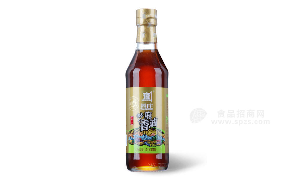 燕莊純正芝麻香油400ml