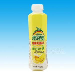 澳利澳香蕉牛奶乳飲料500ml