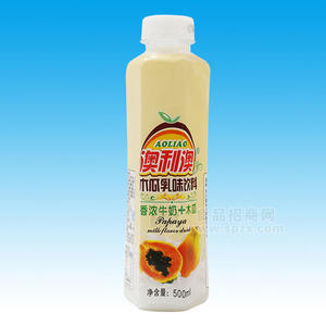 澳利澳木瓜牛奶乳飲料500ml