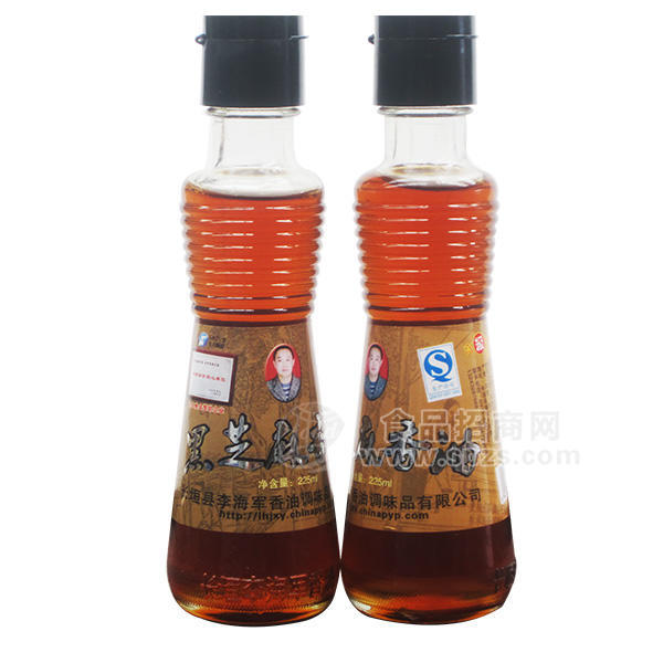 黑芝麻香油225ml