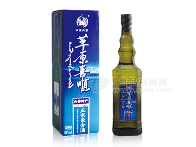 正宗蒙古酒  草原喜順白酒1500ml（6瓶裝）