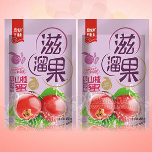 滋溜果 盐津话梅山楂蜜80克