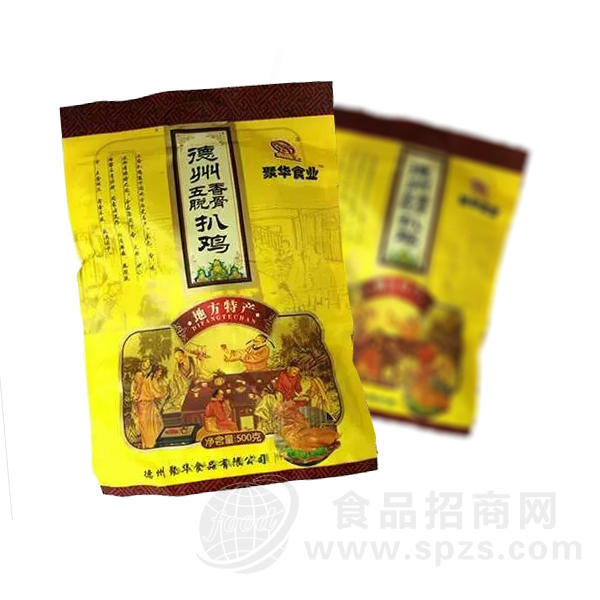 聚华食品 德州五香脱骨扒鸡500g
