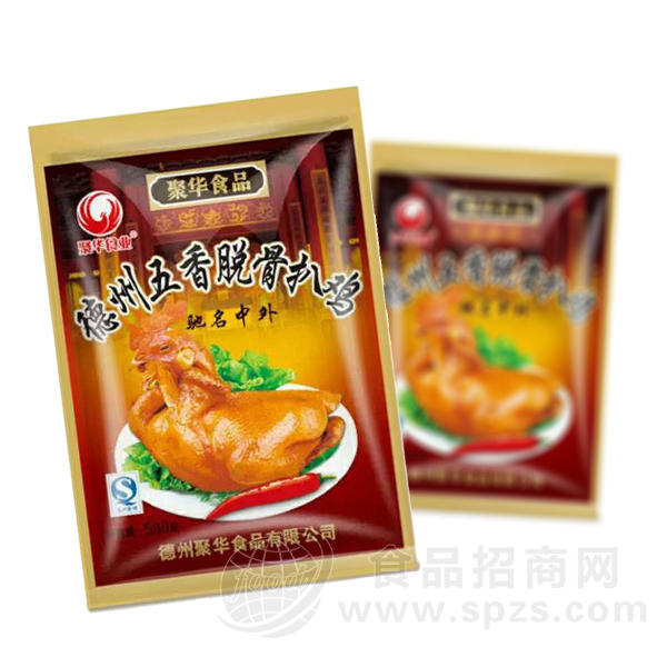 聚华食品 德州五香脱骨扒鸡500g