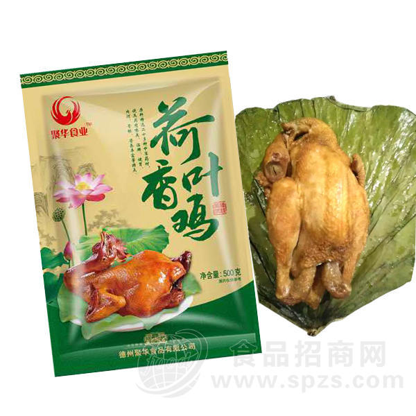 聚华食业荷叶香鸡 水产肉禽 500g