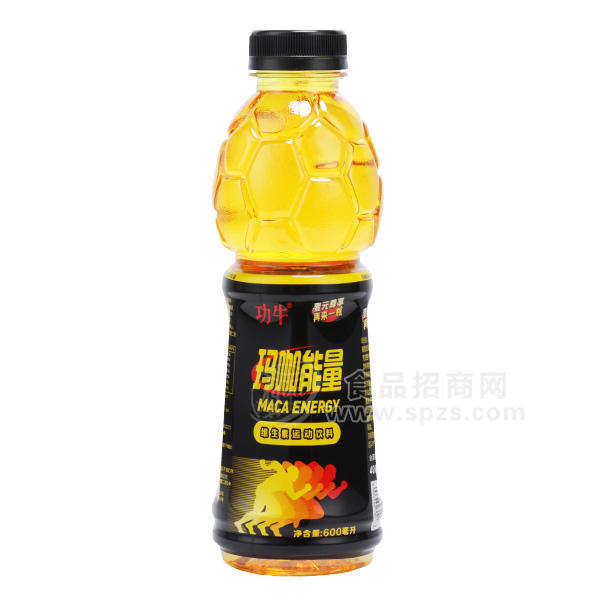 ·功牛能量饮料 玛咖能量维生素运动饮料600ml 