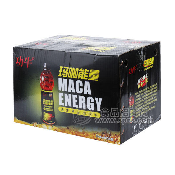 ·功牛玛咖能量维生素运动饮料 600mlx15瓶 