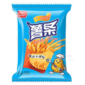 妙奇妙 薯條飄香牛排味 膨化食品