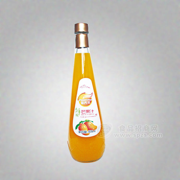 福齐天 鲜榨芒果汁饮品828ml全国招商