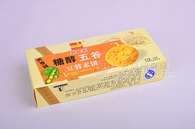 蕎麥味豆蓉素餅 無(wú)糖餅干