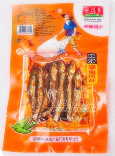 休閑食品魚干魚絲湖南風味魚豆香味