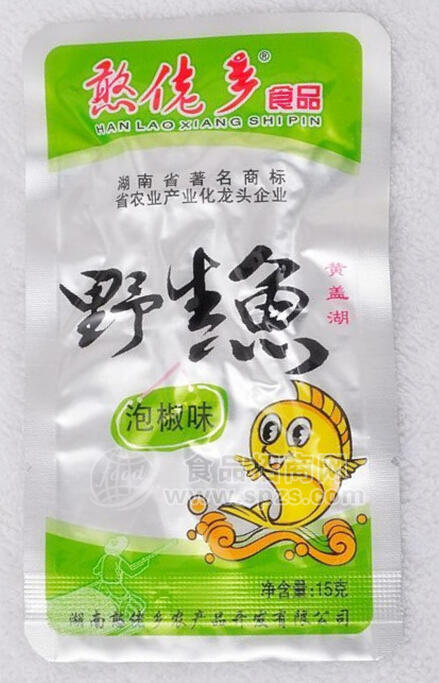 休閑食品魚干魚絲野生魚泡椒味