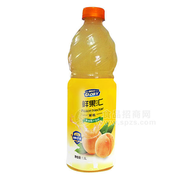 高樂仕 鮮果匯 鮮桃 果肉果汁飲料 1.5L