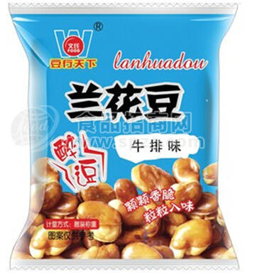 兰花豆牛排味