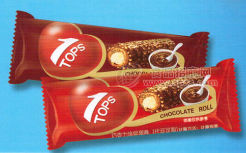 巧克力涂层蛋卷 休闲食品 饼干
