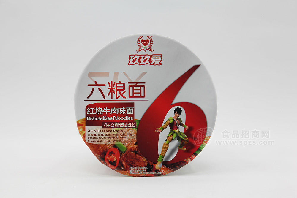 玖玖爱六粮面优质红烧牛肉面