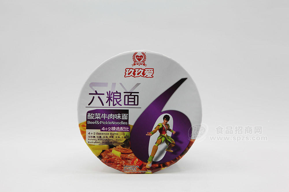 玖玖爱六粮面优质酸菜牛肉面