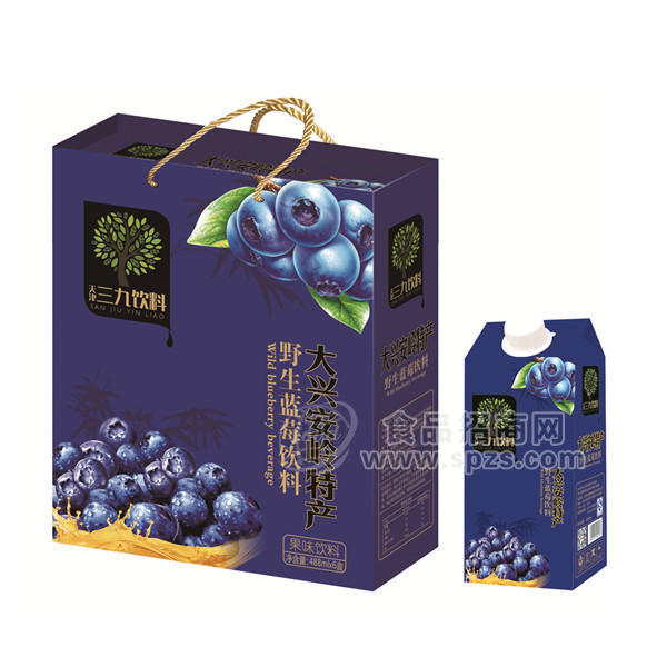 ·野生蓝莓汁饮料 果味饮料 