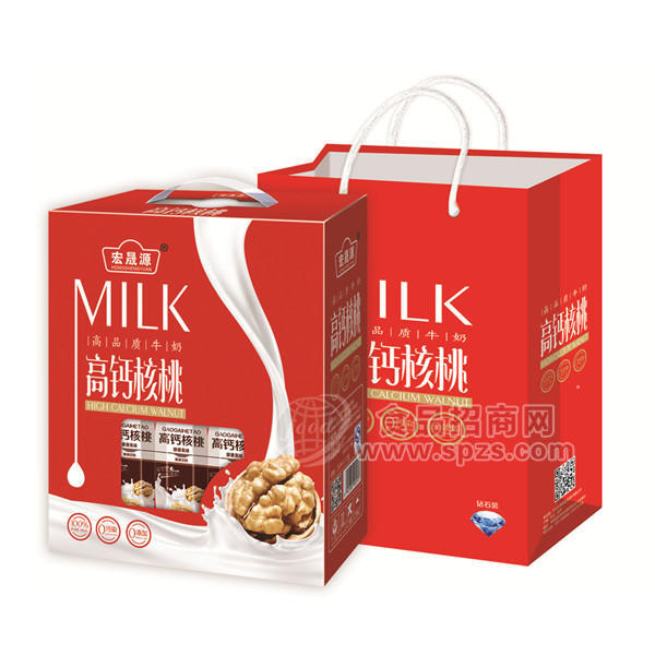 ·宏晟源高钙核桃 植物蛋白饮料 