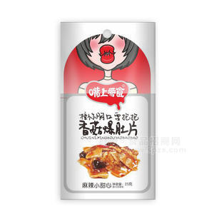 嘴上零食麻辣食品香菇爆肚片     25g