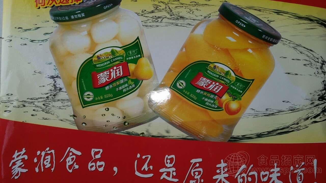 蒙润水果罐头