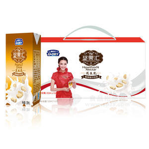 高樂仕 堅(jiān)果匯花生乳 植物蛋白飲料 250mlx12盒